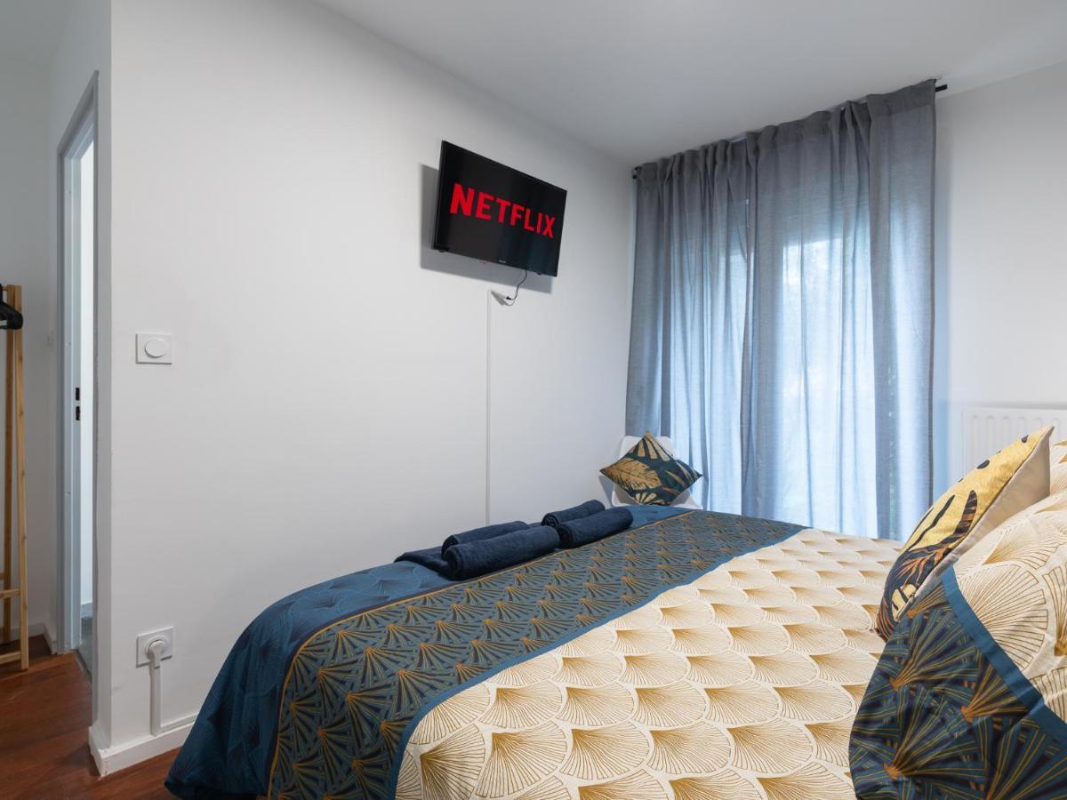 Le Phenix - Hypercentre 16 Personnes Garage Gratuit Wifi Jardin Barbecue Proche Parc Tete D'Or Daire Villeurbanne Dış mekan fotoğraf